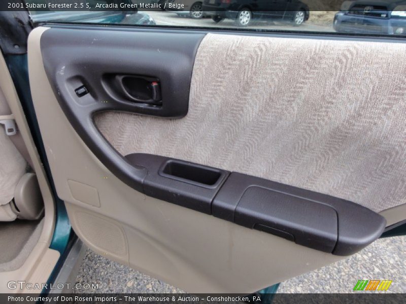 Arcadia Green Metallic / Beige 2001 Subaru Forester 2.5 S