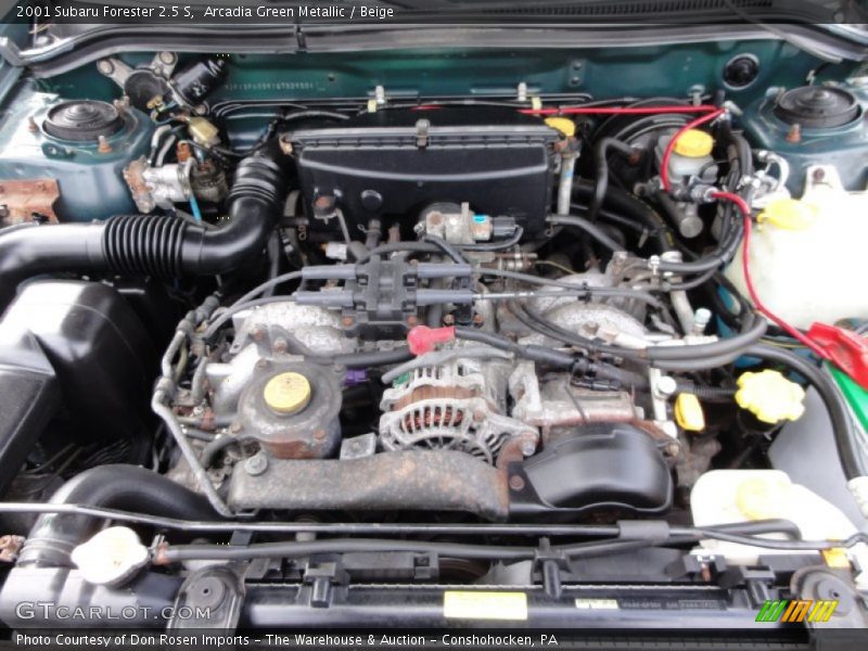  2001 Forester 2.5 S Engine - 2.5 Liter SOHC 16-Valve Flat 4 Cylinder