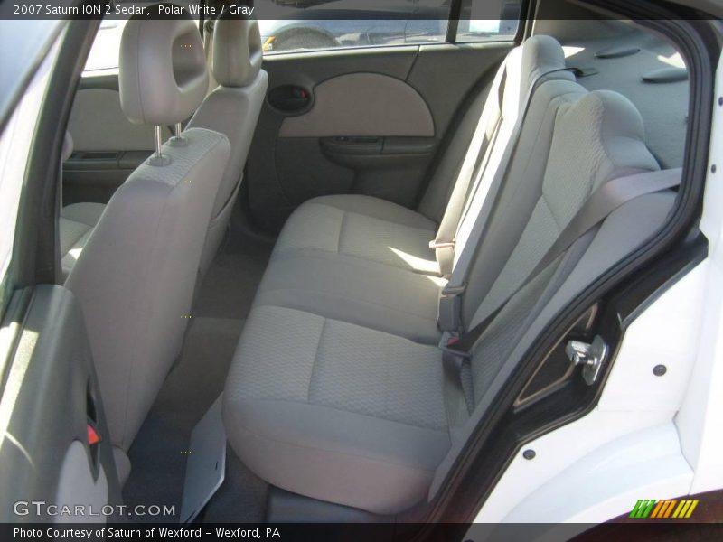 Polar White / Gray 2007 Saturn ION 2 Sedan