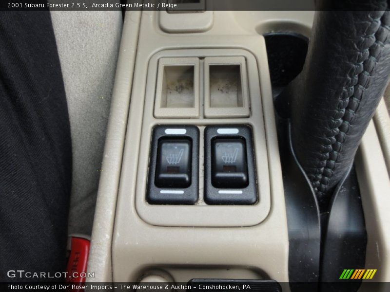 Arcadia Green Metallic / Beige 2001 Subaru Forester 2.5 S