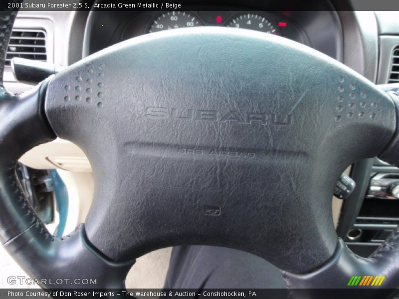 Arcadia Green Metallic / Beige 2001 Subaru Forester 2.5 S