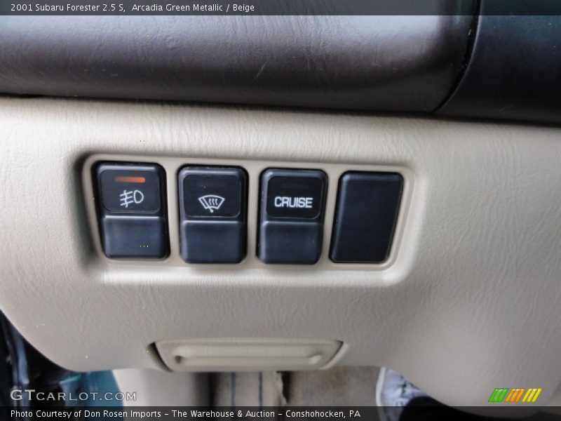 Controls of 2001 Forester 2.5 S