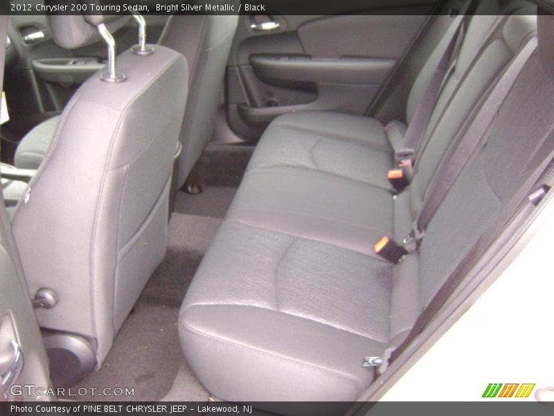Bright Silver Metallic / Black 2012 Chrysler 200 Touring Sedan