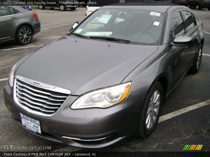 Tungsten Metallic / Black 2012 Chrysler 200 Touring Sedan