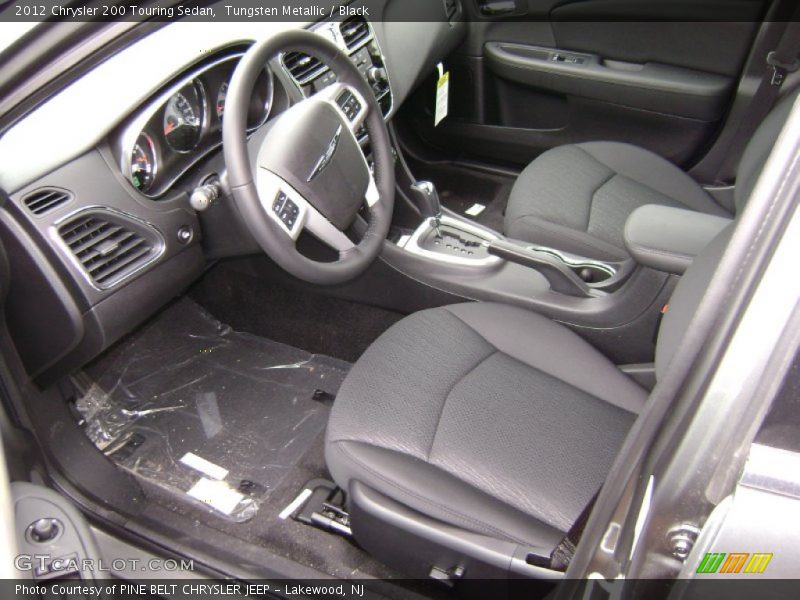 Tungsten Metallic / Black 2012 Chrysler 200 Touring Sedan