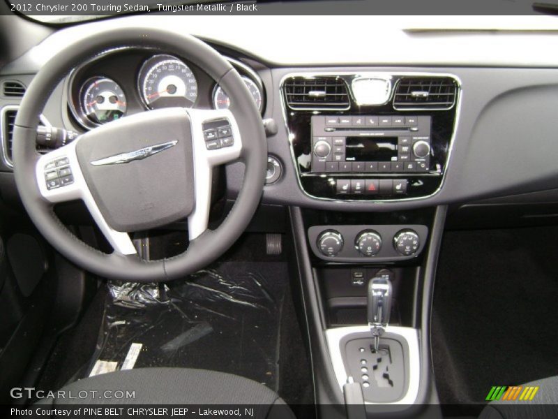Tungsten Metallic / Black 2012 Chrysler 200 Touring Sedan