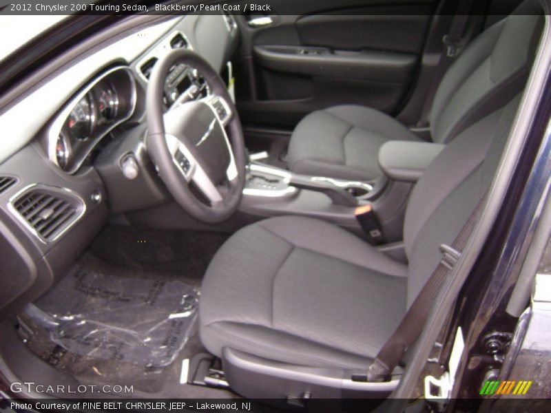 Blackberry Pearl Coat / Black 2012 Chrysler 200 Touring Sedan