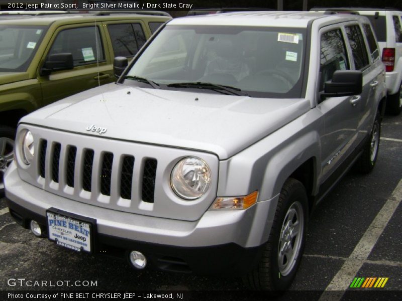 Bright Silver Metallic / Dark Slate Gray 2012 Jeep Patriot Sport