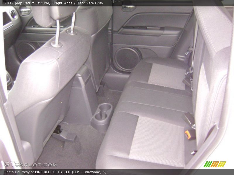 Bright White / Dark Slate Gray 2012 Jeep Patriot Latitude