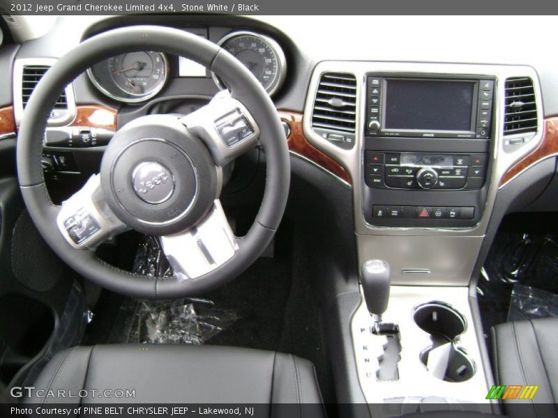 Stone White / Black 2012 Jeep Grand Cherokee Limited 4x4