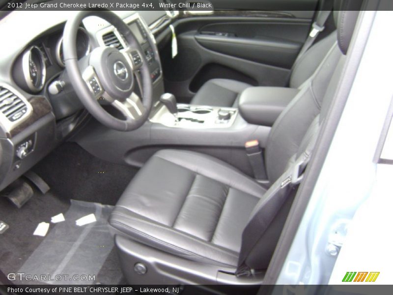 Winter Chill / Black 2012 Jeep Grand Cherokee Laredo X Package 4x4