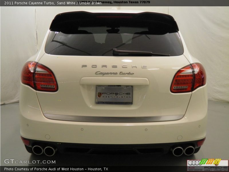 Sand White / Umber Brown 2011 Porsche Cayenne Turbo