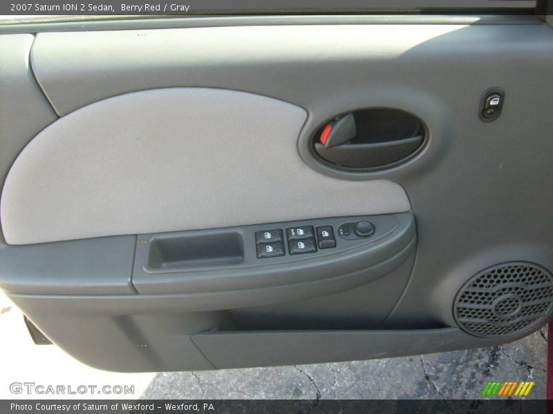 Berry Red / Gray 2007 Saturn ION 2 Sedan