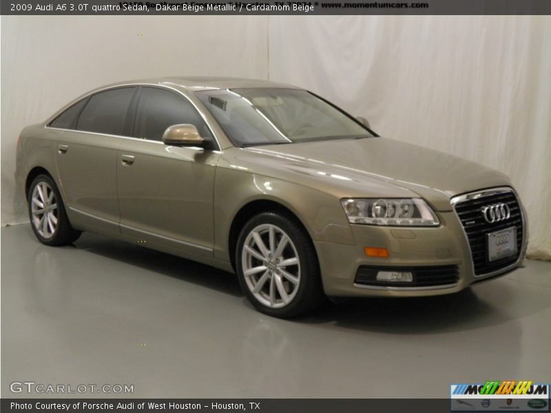 Dakar Beige Metallic / Cardamom Beige 2009 Audi A6 3.0T quattro Sedan