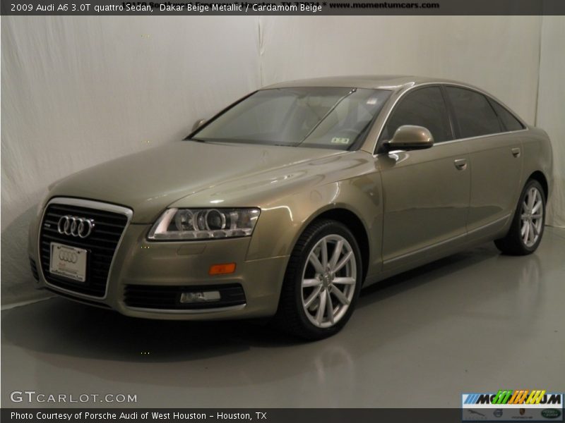 Dakar Beige Metallic / Cardamom Beige 2009 Audi A6 3.0T quattro Sedan