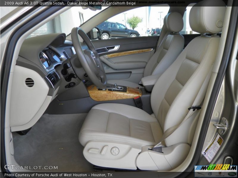 Dakar Beige Metallic / Cardamom Beige 2009 Audi A6 3.0T quattro Sedan