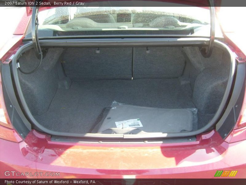 Berry Red / Gray 2007 Saturn ION 2 Sedan