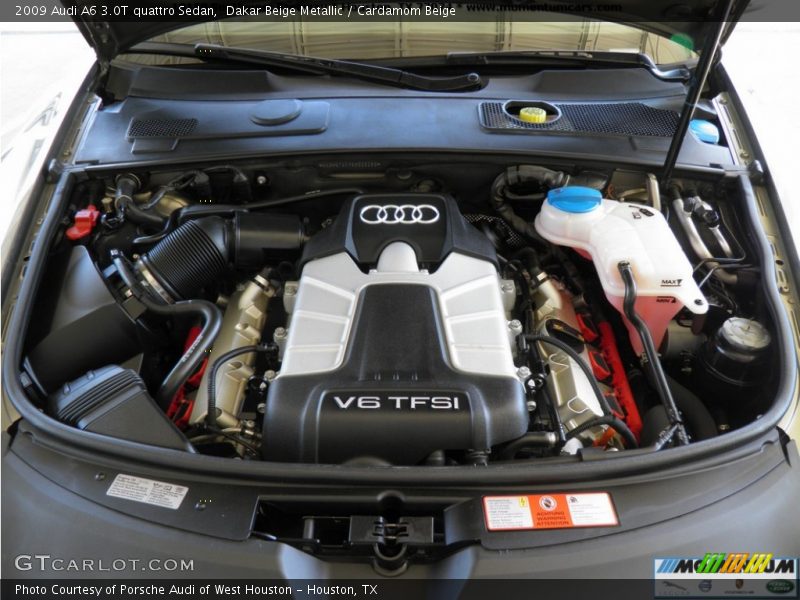 Dakar Beige Metallic / Cardamom Beige 2009 Audi A6 3.0T quattro Sedan