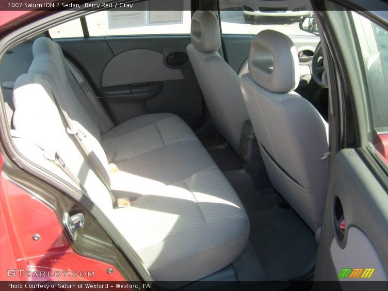 Berry Red / Gray 2007 Saturn ION 2 Sedan