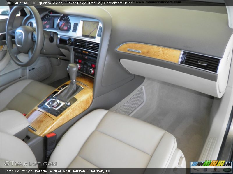 Dakar Beige Metallic / Cardamom Beige 2009 Audi A6 3.0T quattro Sedan