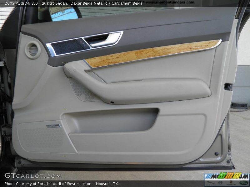Dakar Beige Metallic / Cardamom Beige 2009 Audi A6 3.0T quattro Sedan
