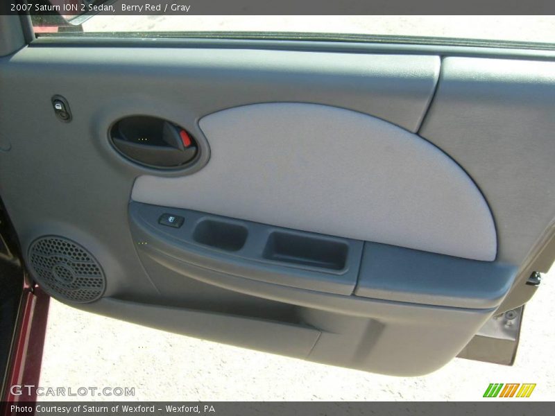 Berry Red / Gray 2007 Saturn ION 2 Sedan