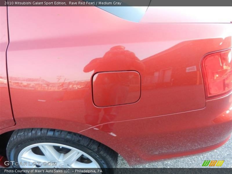 Rave Red Pearl / Medium Gray 2010 Mitsubishi Galant Sport Edition
