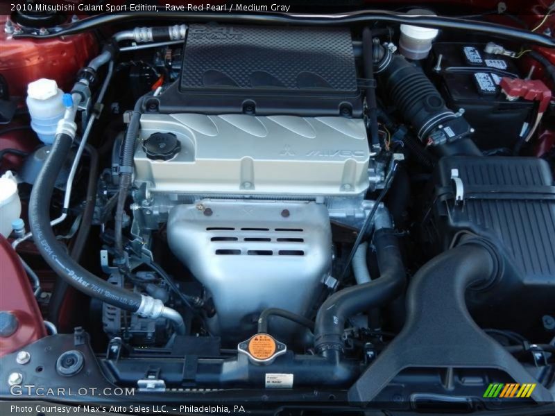  2010 Galant Sport Edition Engine - 2.4 Liter SOHC 16-Valve MIVEC 4 Cylinder