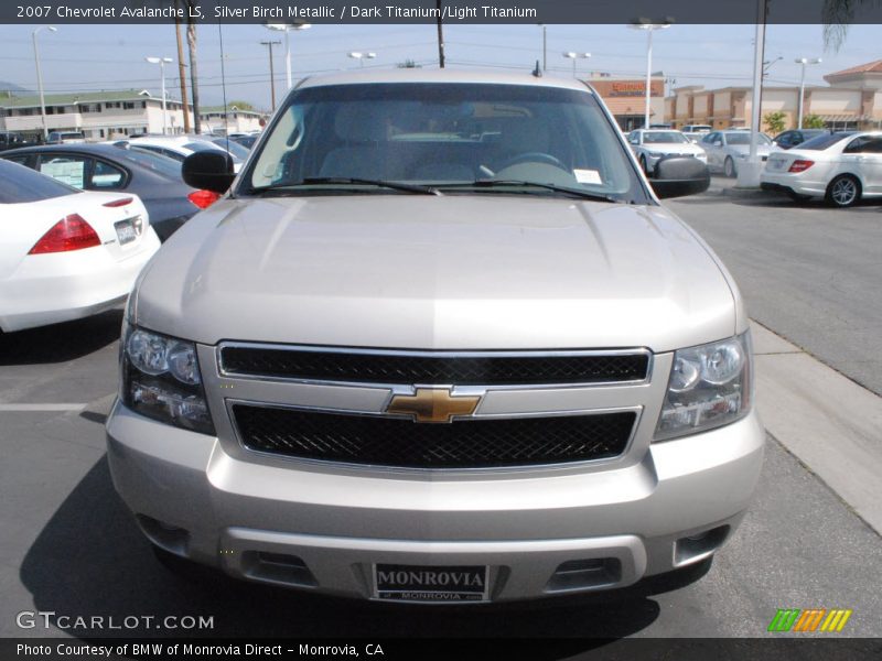 Silver Birch Metallic / Dark Titanium/Light Titanium 2007 Chevrolet Avalanche LS