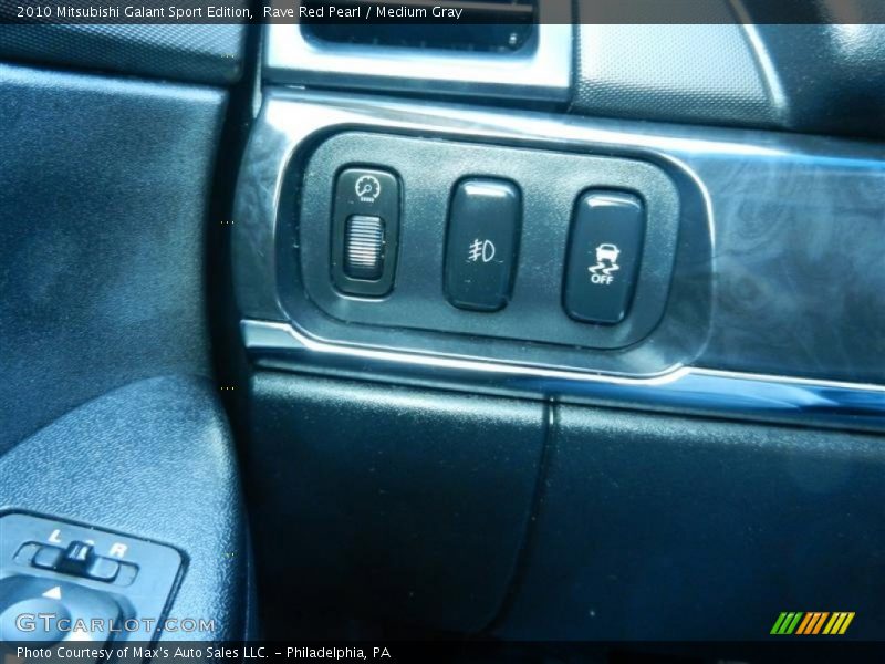 Rave Red Pearl / Medium Gray 2010 Mitsubishi Galant Sport Edition