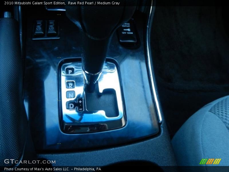 Rave Red Pearl / Medium Gray 2010 Mitsubishi Galant Sport Edition