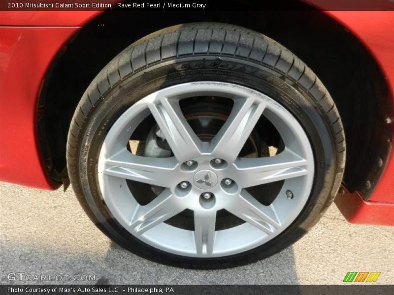 Rave Red Pearl / Medium Gray 2010 Mitsubishi Galant Sport Edition