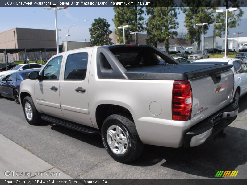 Silver Birch Metallic / Dark Titanium/Light Titanium 2007 Chevrolet Avalanche LS