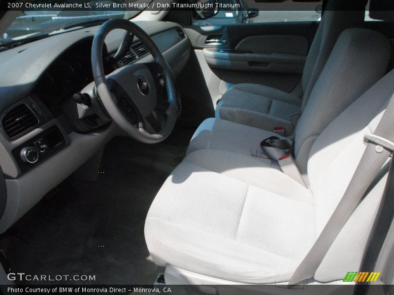 Silver Birch Metallic / Dark Titanium/Light Titanium 2007 Chevrolet Avalanche LS