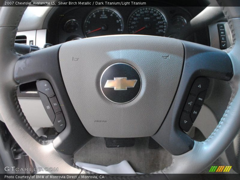 Silver Birch Metallic / Dark Titanium/Light Titanium 2007 Chevrolet Avalanche LS