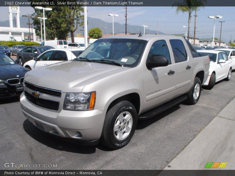 Silver Birch Metallic / Dark Titanium/Light Titanium 2007 Chevrolet Avalanche LS