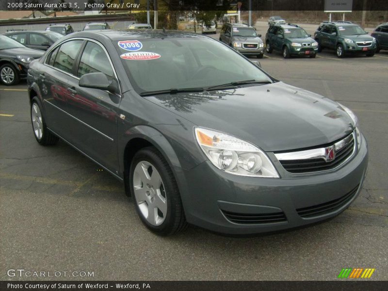 Techno Gray / Gray 2008 Saturn Aura XE 3.5