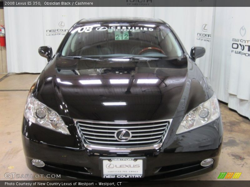 Obsidian Black / Cashmere 2008 Lexus ES 350