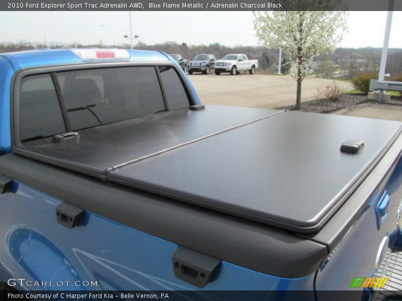 Blue Flame Metallic / Adrenalin Charcoal Black 2010 Ford Explorer Sport Trac Adrenalin AWD