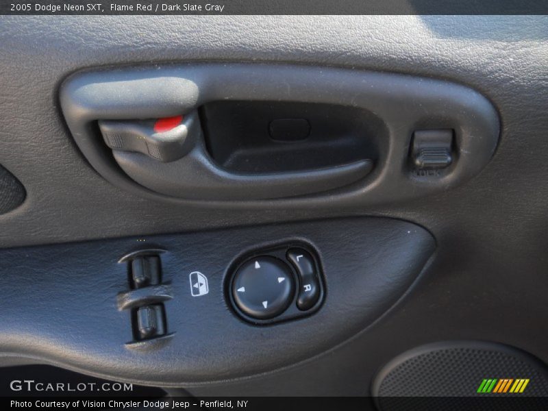 Flame Red / Dark Slate Gray 2005 Dodge Neon SXT