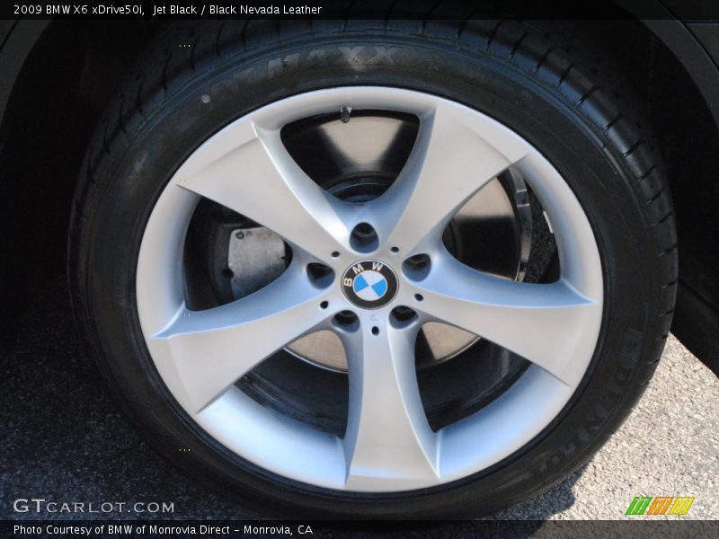 Jet Black / Black Nevada Leather 2009 BMW X6 xDrive50i