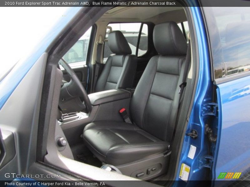 Front Seat of 2010 Explorer Sport Trac Adrenalin AWD