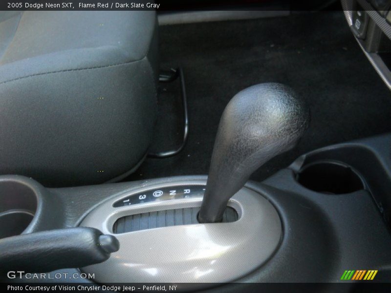 Flame Red / Dark Slate Gray 2005 Dodge Neon SXT
