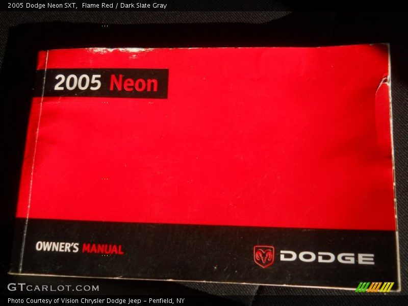 Flame Red / Dark Slate Gray 2005 Dodge Neon SXT