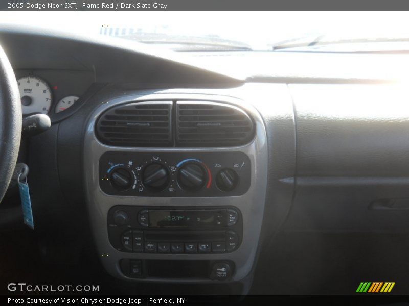 Flame Red / Dark Slate Gray 2005 Dodge Neon SXT