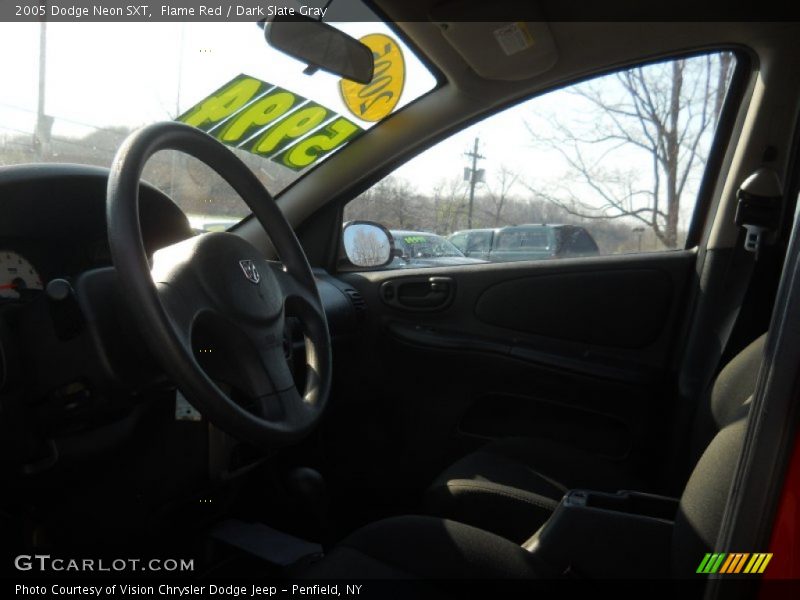 Flame Red / Dark Slate Gray 2005 Dodge Neon SXT