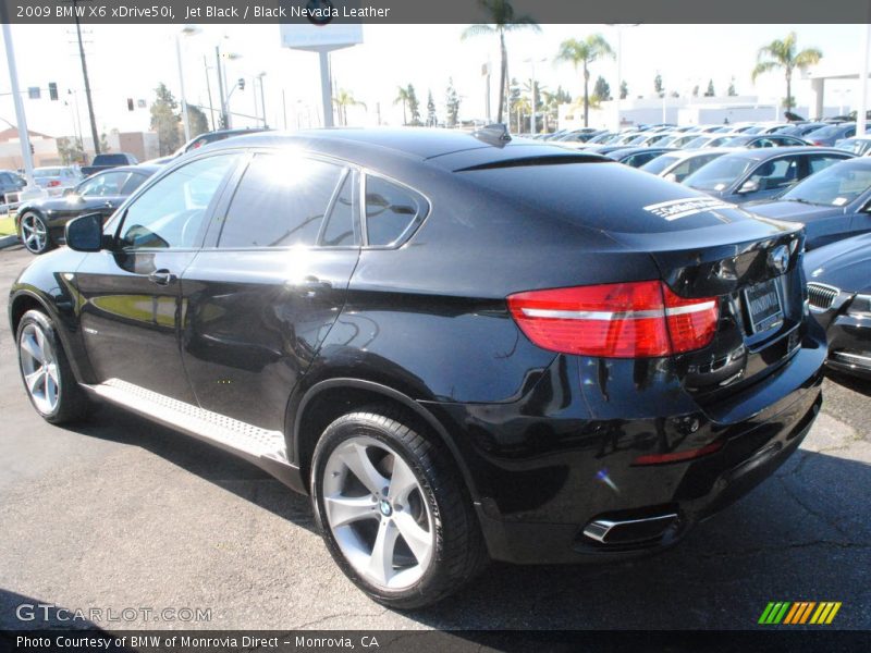 Jet Black / Black Nevada Leather 2009 BMW X6 xDrive50i