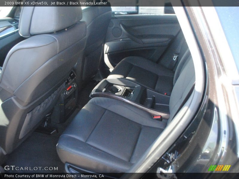 Jet Black / Black Nevada Leather 2009 BMW X6 xDrive50i