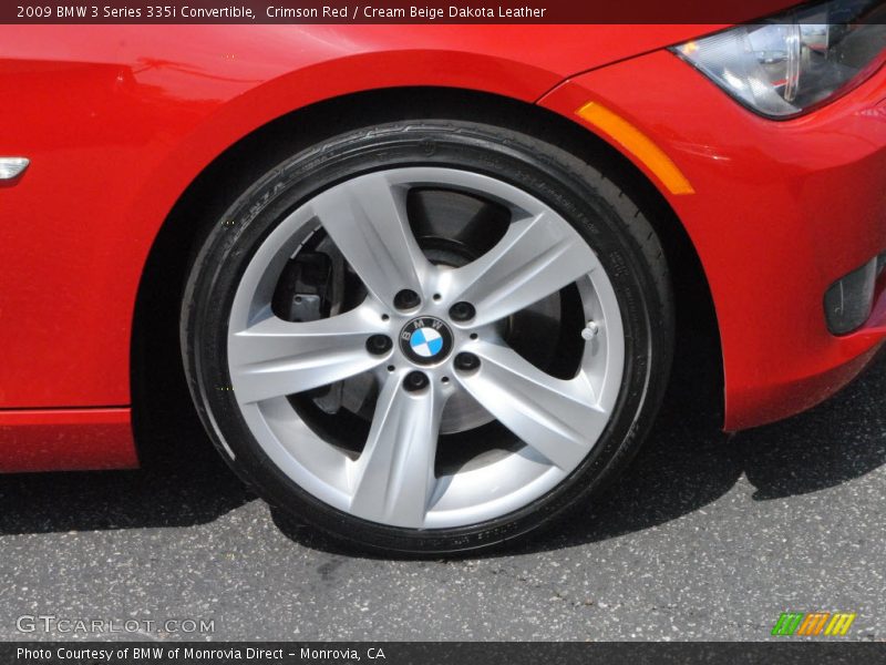 Crimson Red / Cream Beige Dakota Leather 2009 BMW 3 Series 335i Convertible