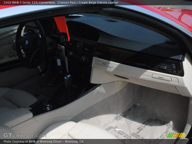 Crimson Red / Cream Beige Dakota Leather 2009 BMW 3 Series 335i Convertible